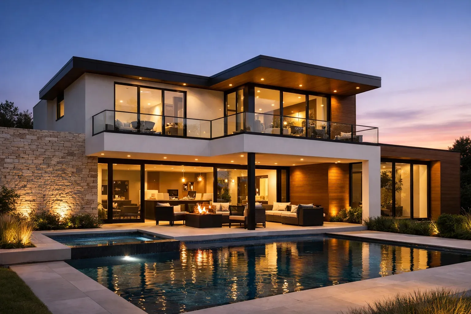 Modern house exterior